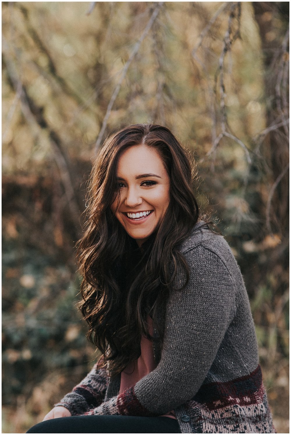 Boise Senior Photographer Compass Charter Class of 2017 Downtown Boise Military Reserve Fall Senior Pictures Girl Laughter
