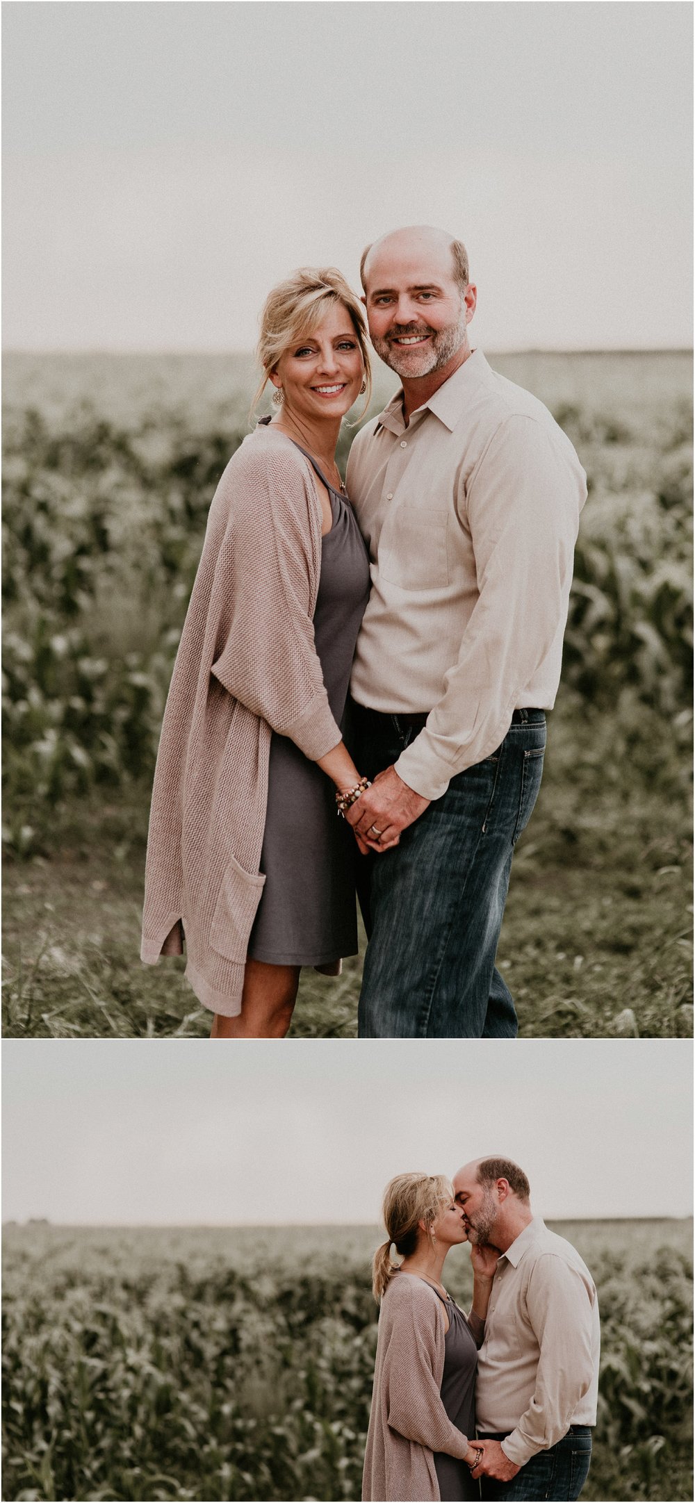 Boise Senior Boudoir Wedding Photographer Family Pictures Idaho Couples Married Corn Field Makayla Madden Photography