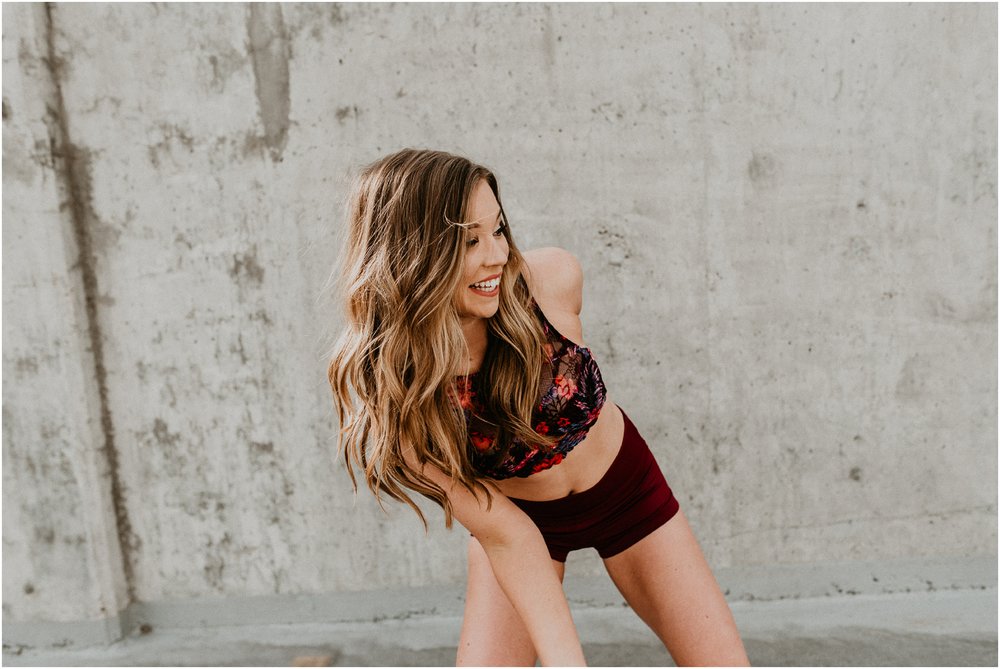 Makayla Madden Photography Boise Senior Photographer Senior Pictures Downtown Boise Mountain View Dancing Dance Inspiration Laughter