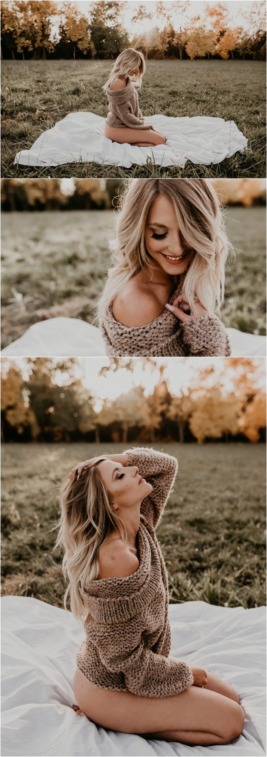 Boise Boudoir Photographer Makayla Madden Photography Boudoir By Kayla Idaho Outdoor Boudoir Sweater Weather Oregon Montana Utah Boudoir Photographer Fall Portrait