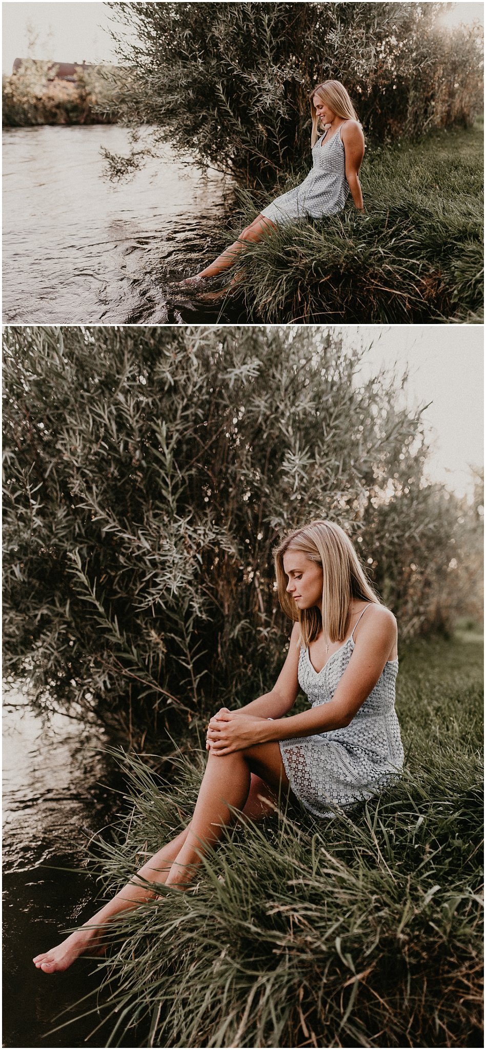 Boise Senior Photographer Makayla Madden Photography Kuna River Summer Senior Pictures Dress Outfit Ideas Beautiful Class of 2018
