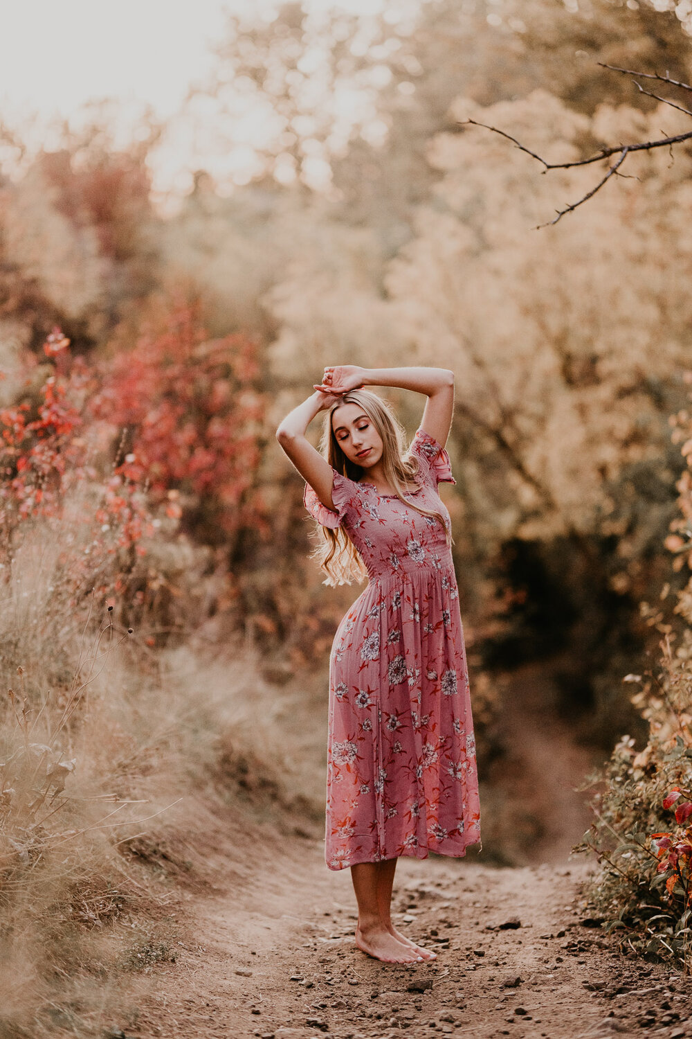 Isabella Class of 2020 Boise Ballet Idaho Dancer Boise Senior Photographer Foothills Sunset Dreamy Happy Golden Summer Portraits Senior Girl 